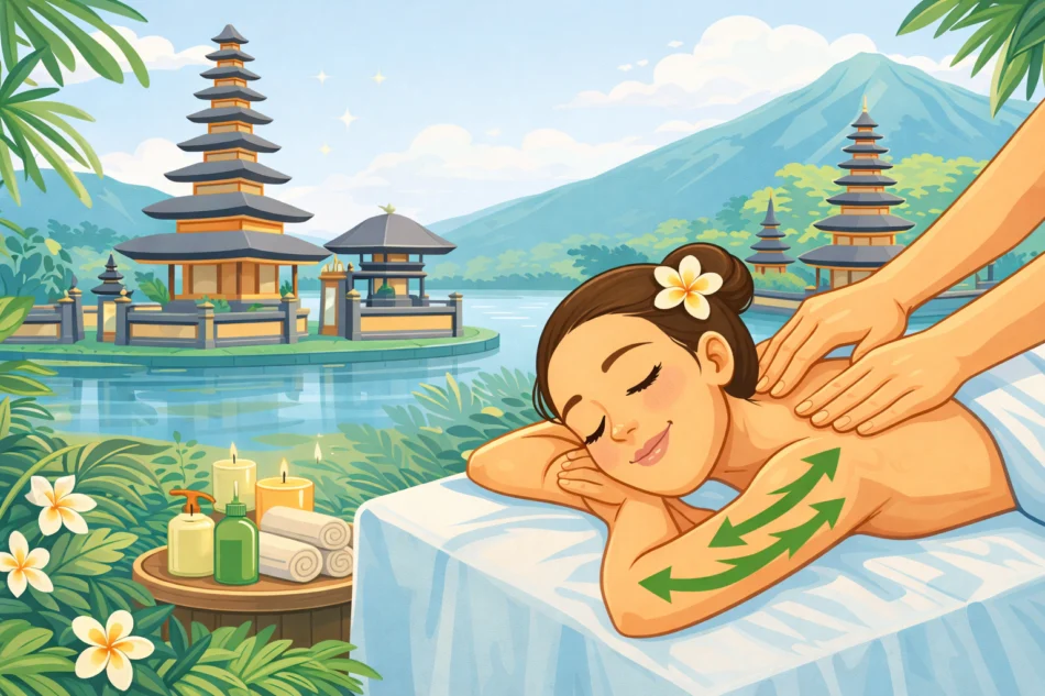 Balinese massage relaxation temple